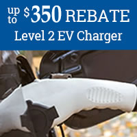 up to 500 dollar rebate on level 2 EV charge